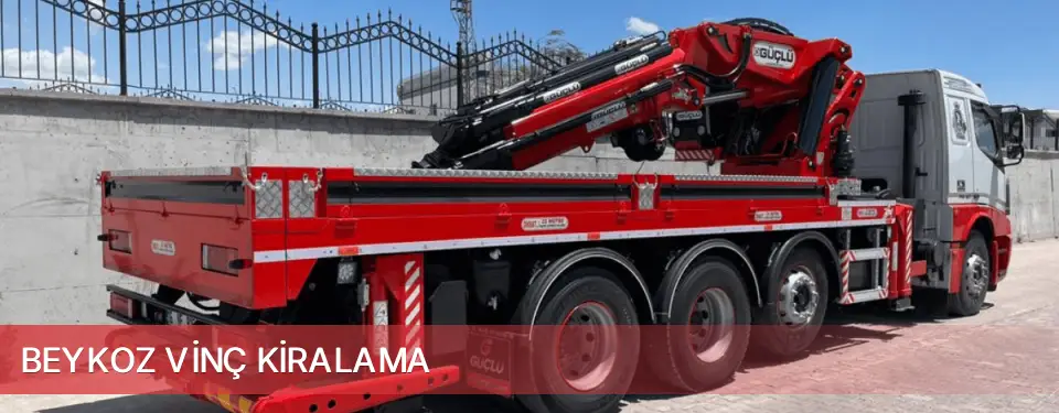 Beykoz İlçemi Vinç Kiralama
